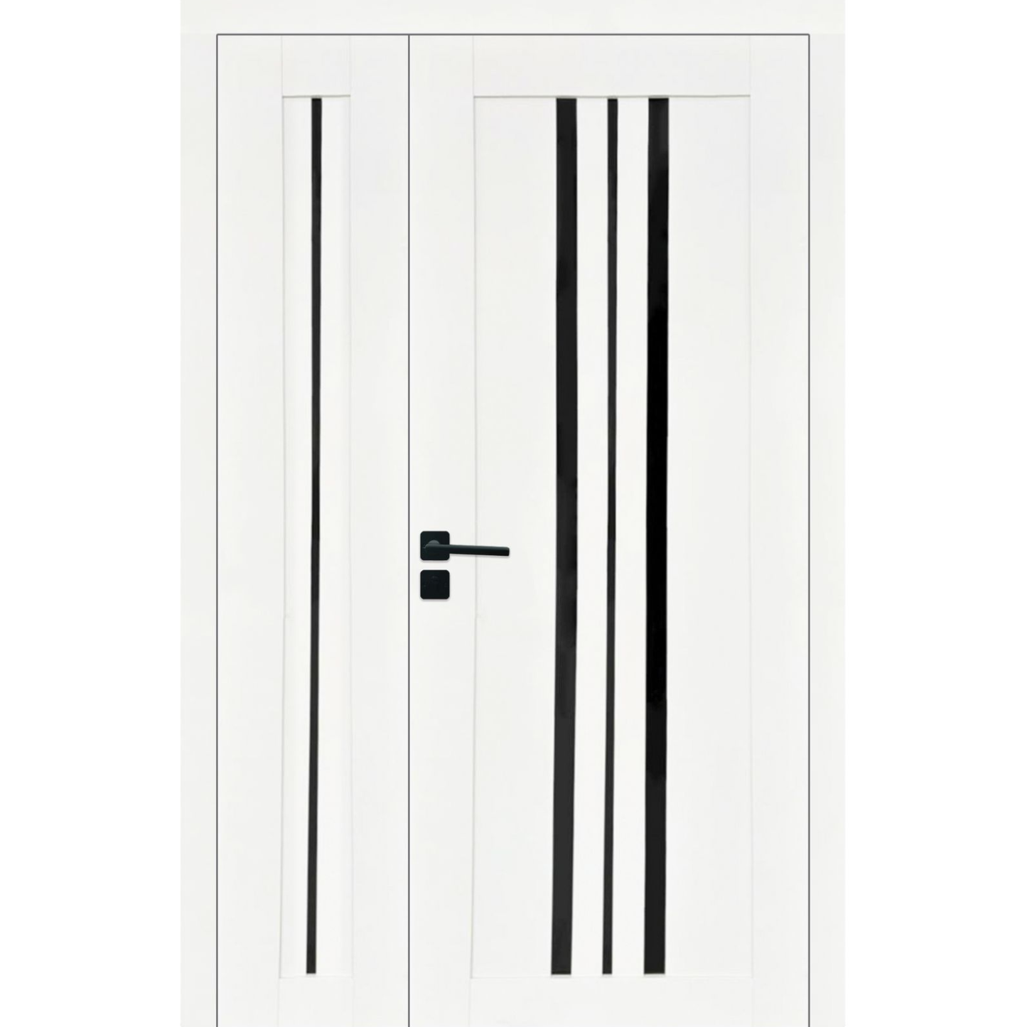 Ușă Interior Dublă OP-2 Alb Mat