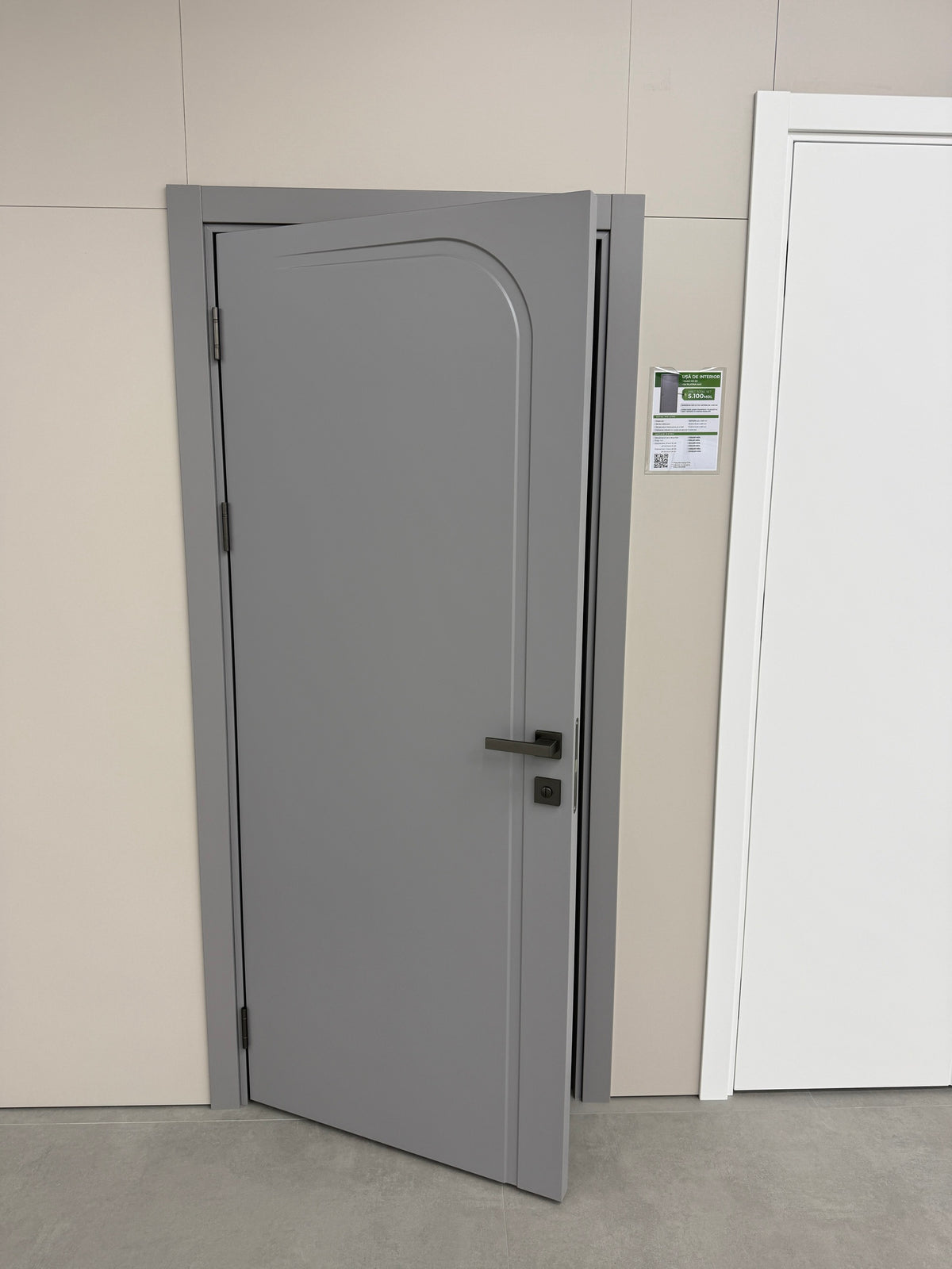 Ușă Interior ND-03 Gri Platină