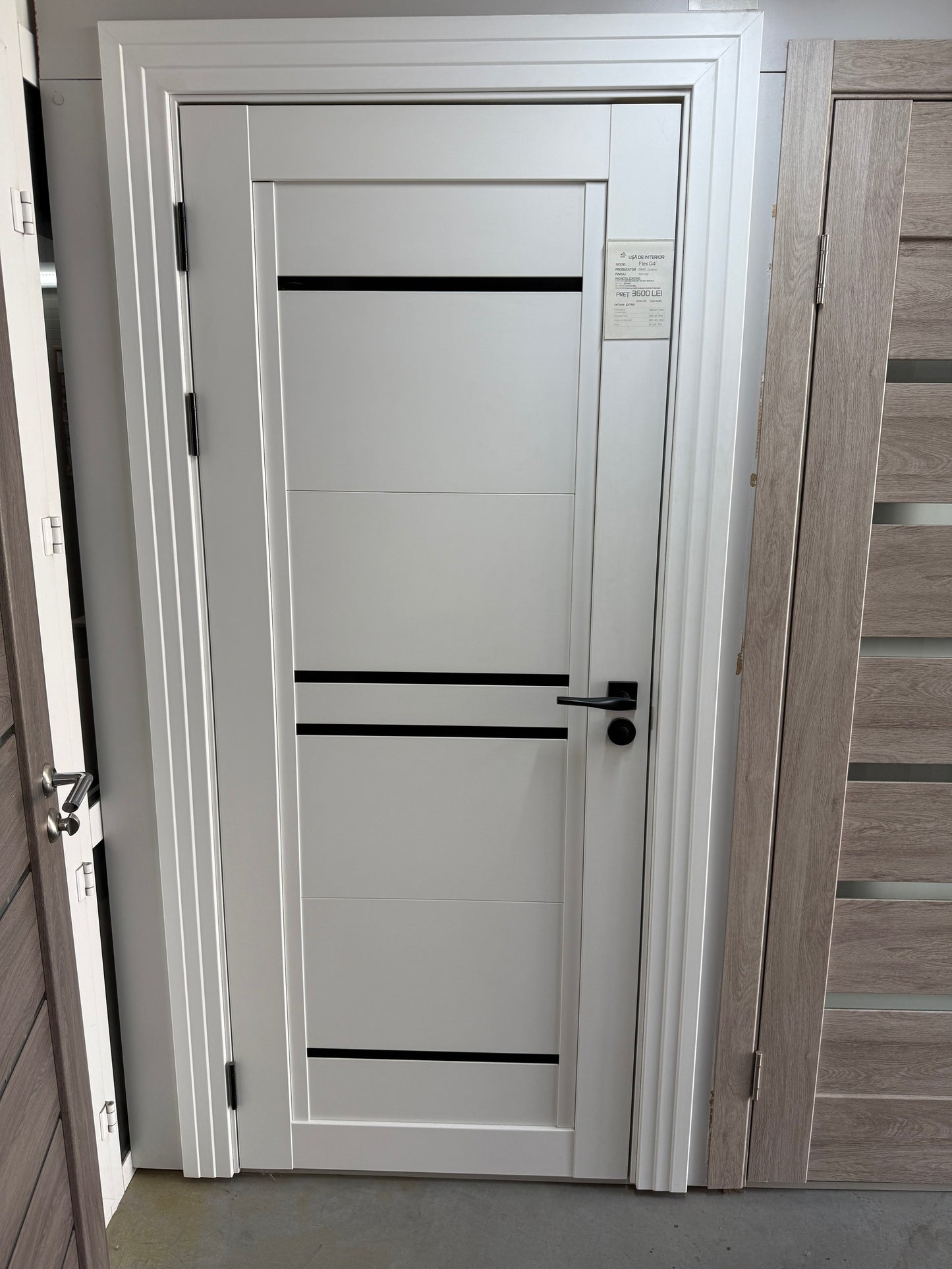 Ușă Interior Flex-04 Alb Mat