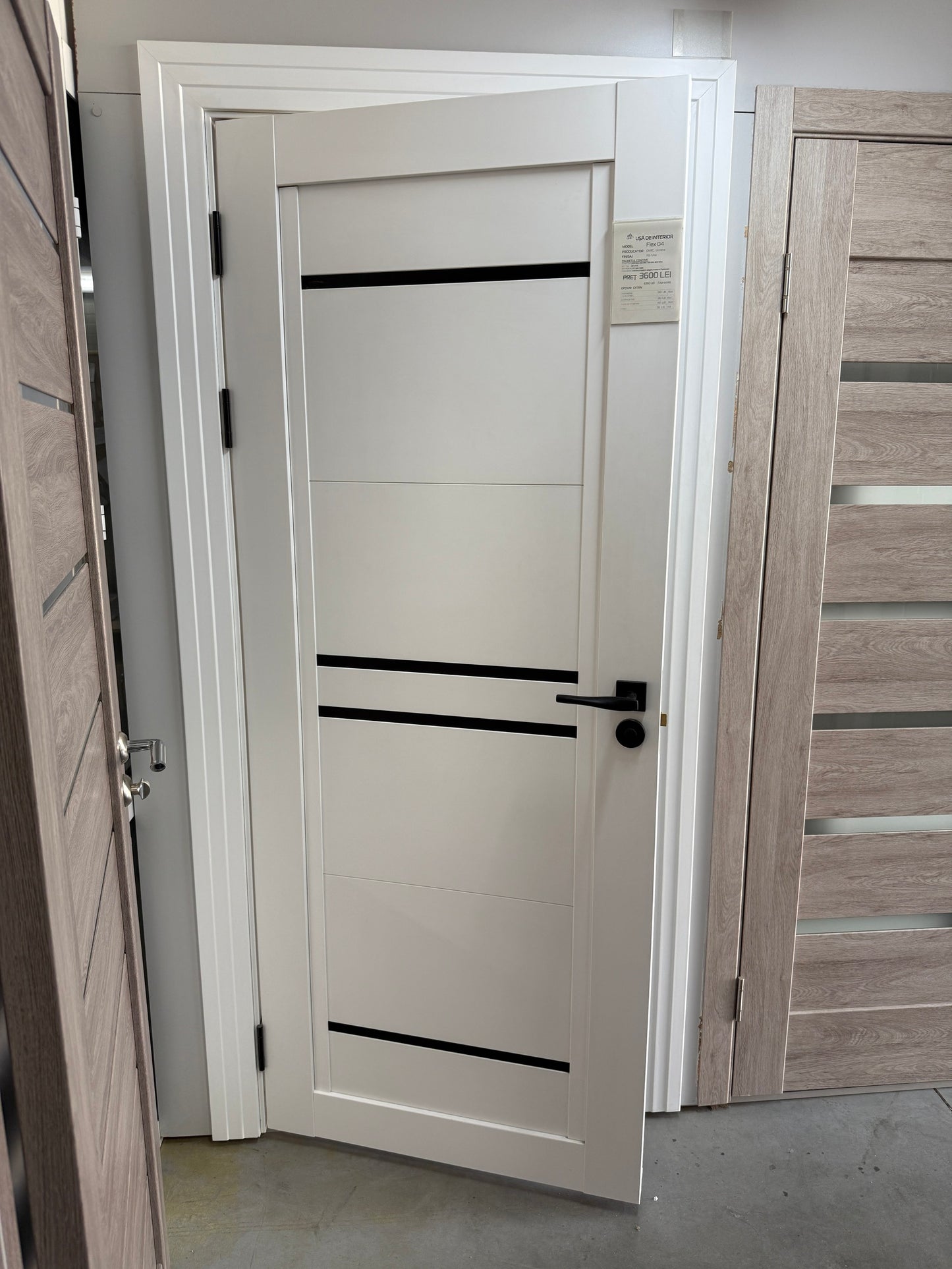 Ușă Interior Flex-04 Alb Mat