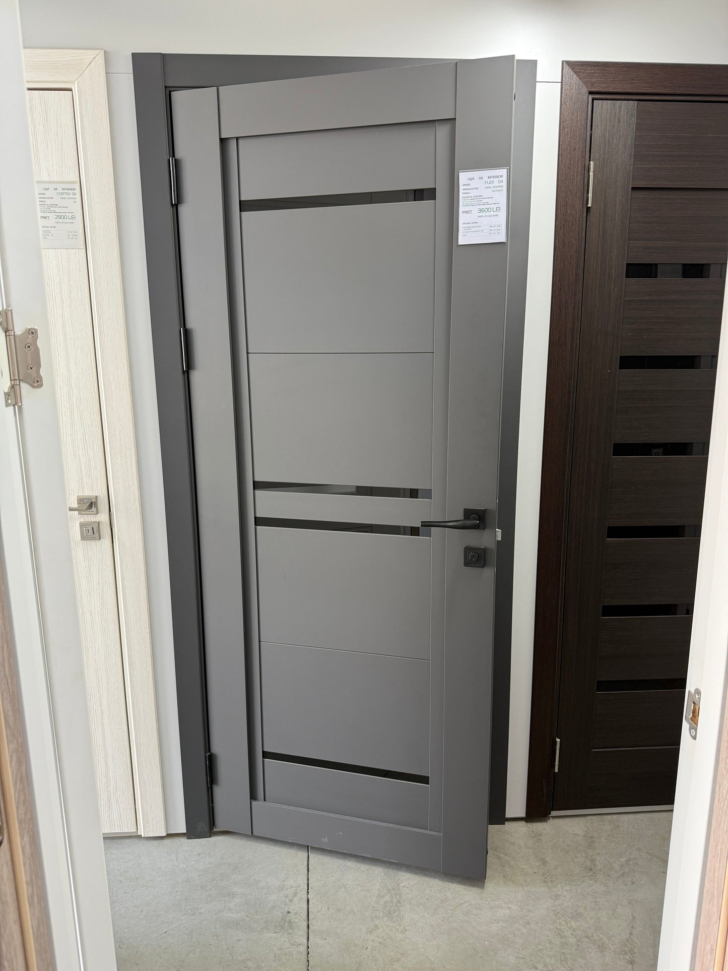 Ușă Interior Flex-04 Antracit