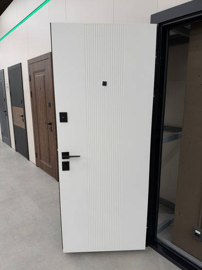 Ușă Exterior Vector Molding Negru/Alb