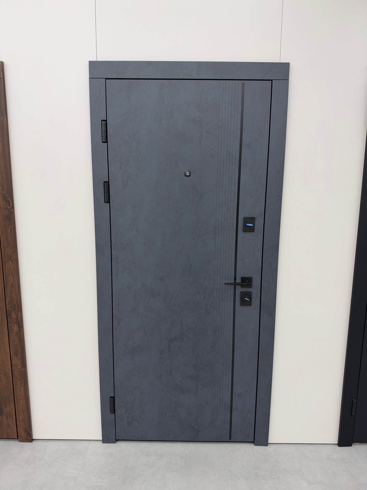 Ușă Exterior Domus Molding Negru/Alb