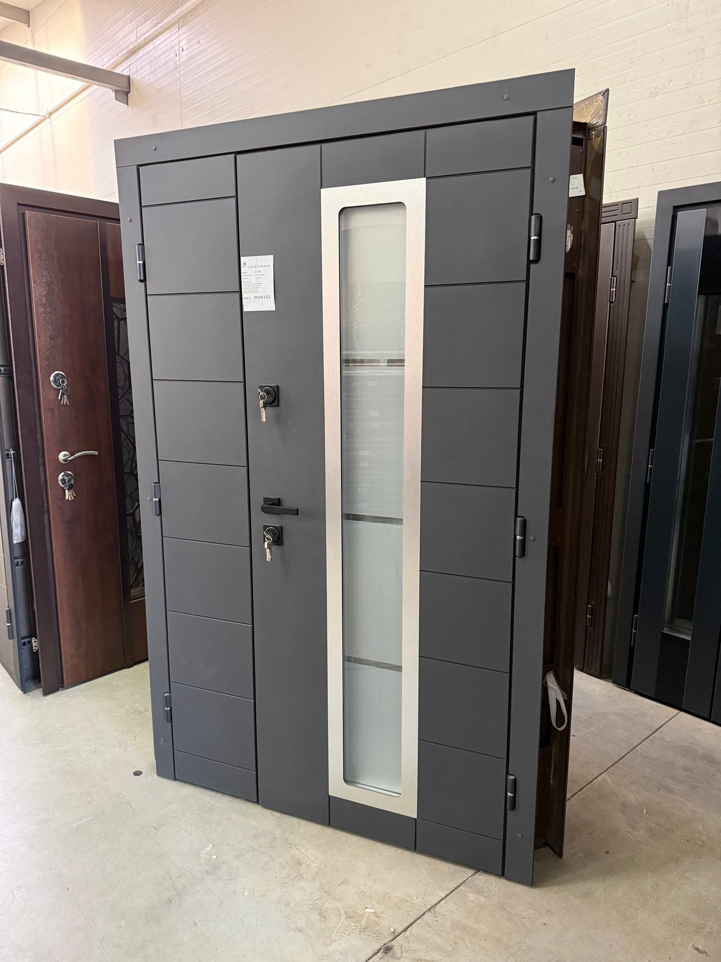 Ușă Exterior Z-305 Dublă Antracit