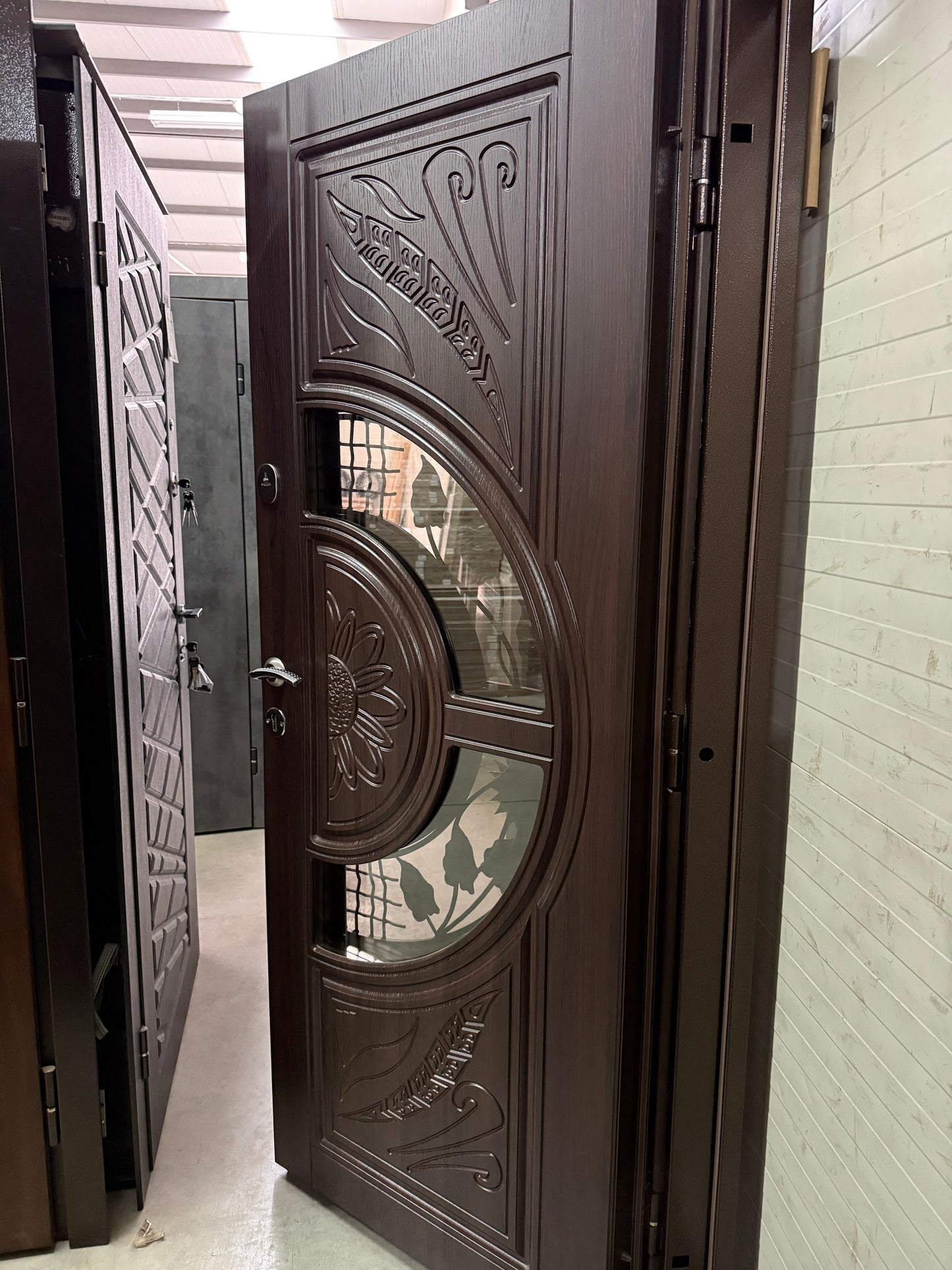 Ușă Exterior C5-2 Dublă Nuc