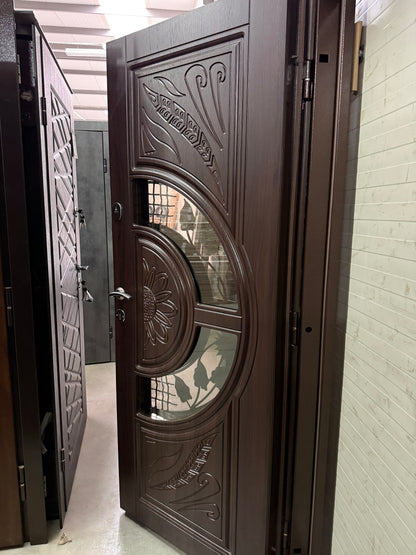 Ușă Exterior C5-2 Dublă Nuc