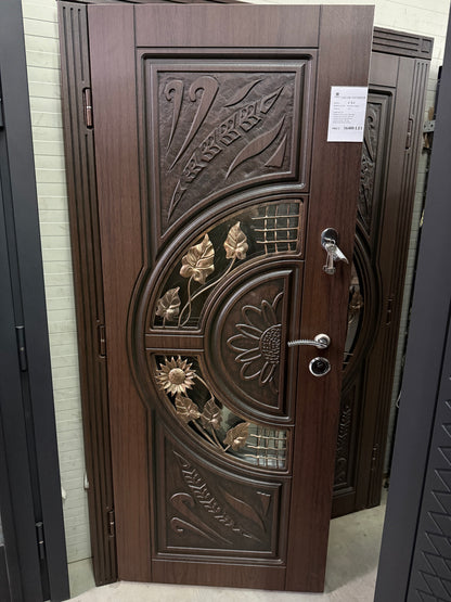 Ușă Exterior C5-2 Dublă Nuc