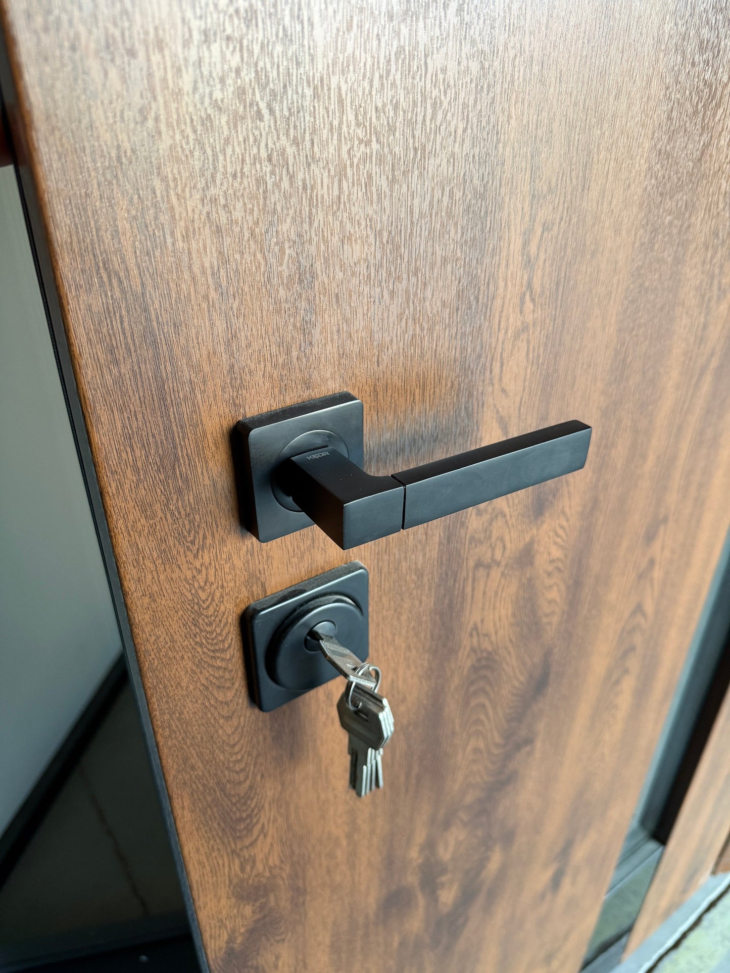 Ușă Exterior Z-401 Dublă Nuc/Alb