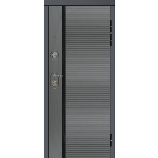 Ușă Exterior M-85 Antracit/Alb