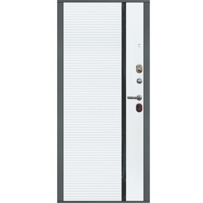 Ușă Exterior M-85 Antracit/Alb