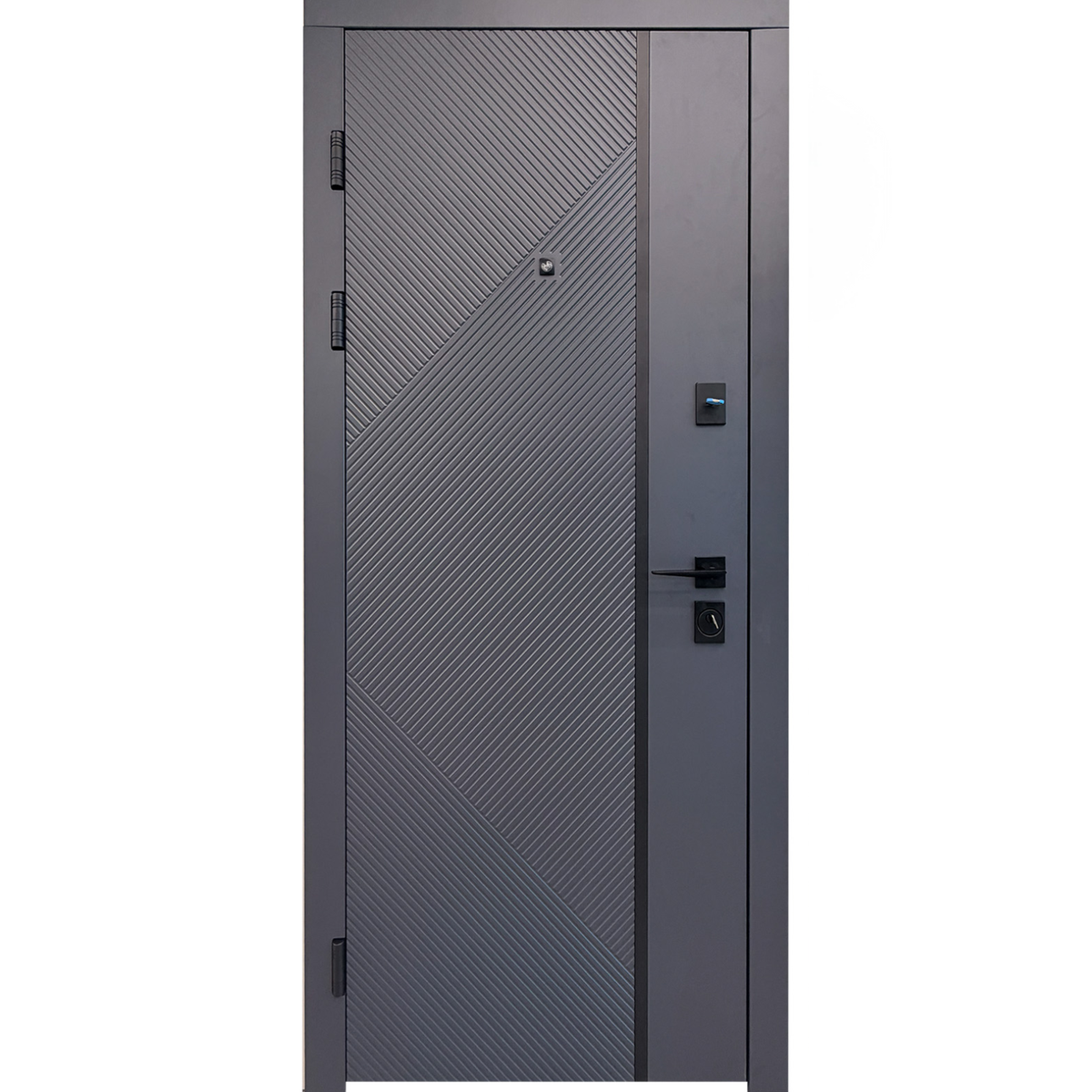 Ușă Exterior Spartan Molding Negru/Alb