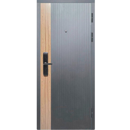 Ușă Exterior M-99 Antracit-Stejar/Alb Mat