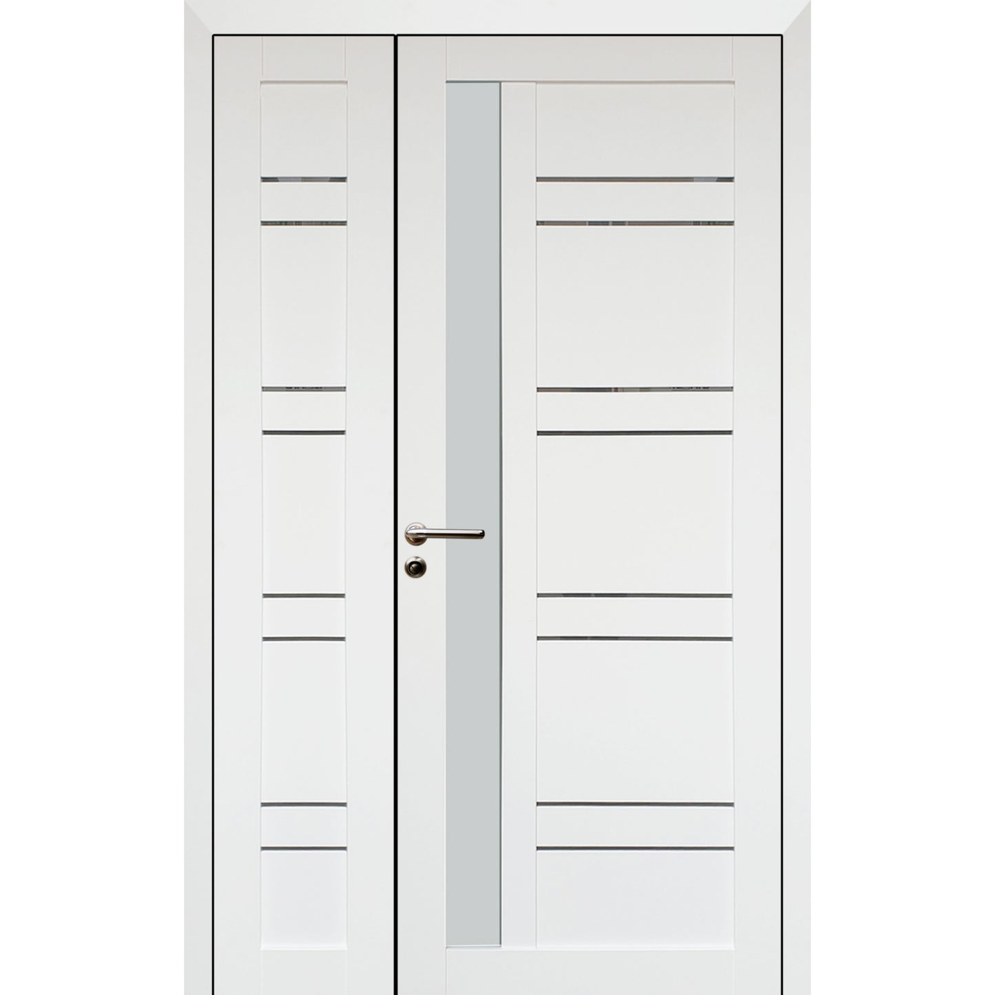 Ușă Interior Dublă Flex-03 Alb Mat